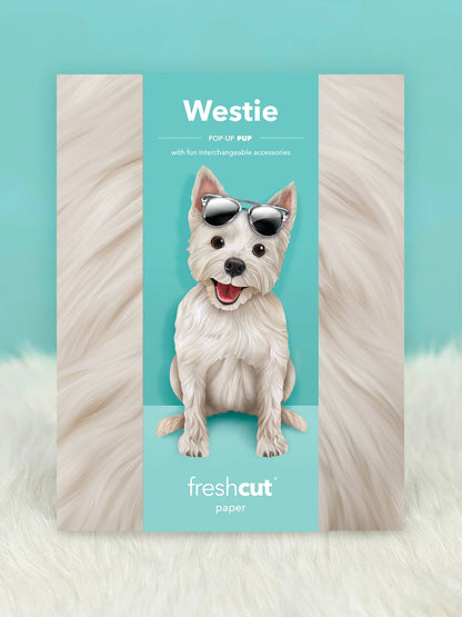 Westie (6 Pop-up Greeting Cards)