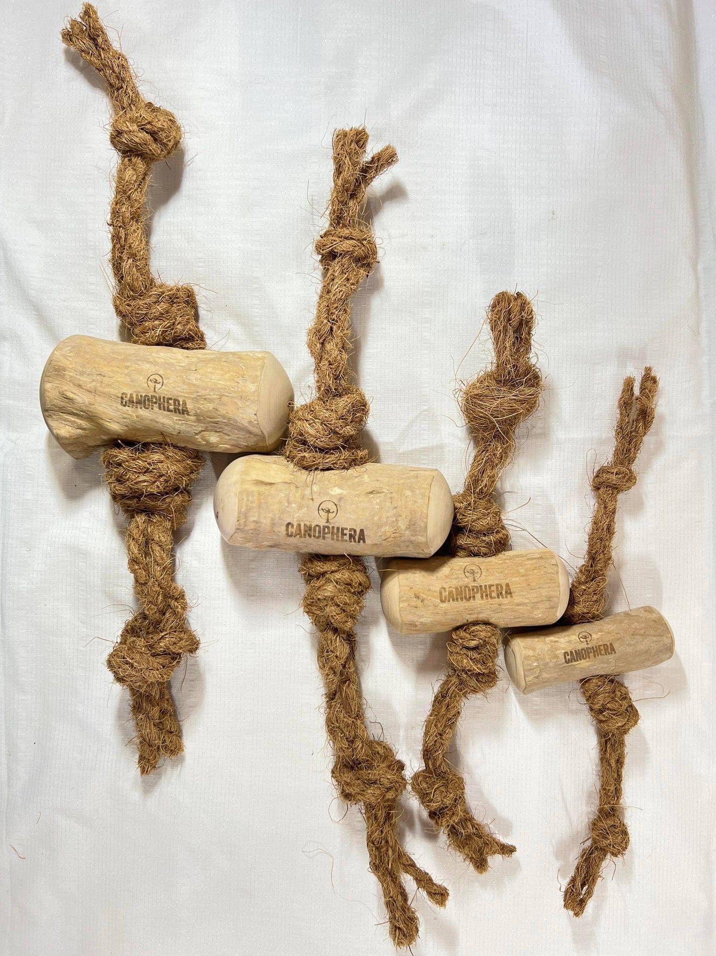 Shelf Display Coffee & Coco Wood Dog Chew 16-piece.