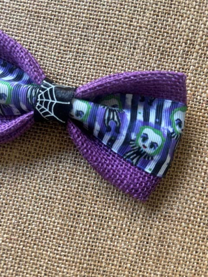 Beetlejuice on Purple Burlap