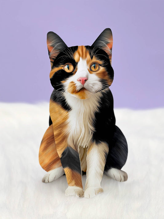 Calico Cat (6 Pop-up Greeting Cards)