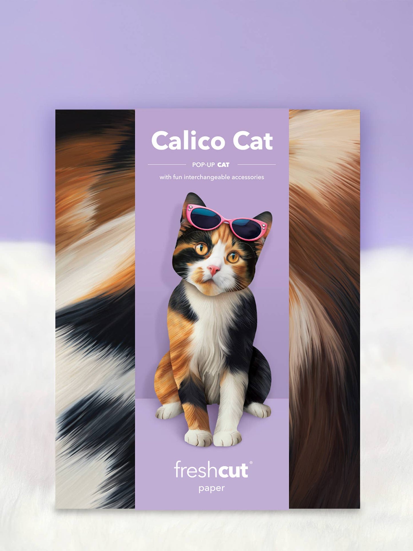 Calico Cat (6 Pop-up Greeting Cards)
