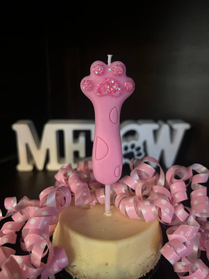Cat Birthday Party Candle | Kitty Celebration Candle