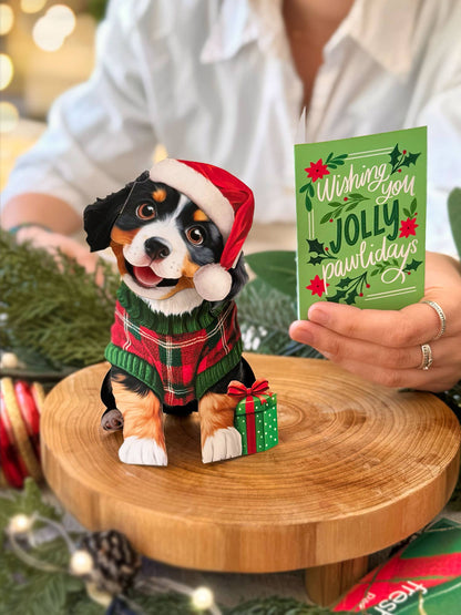 Mini Christmas Puppy (10 Mini Pop-up Greeting Cards)