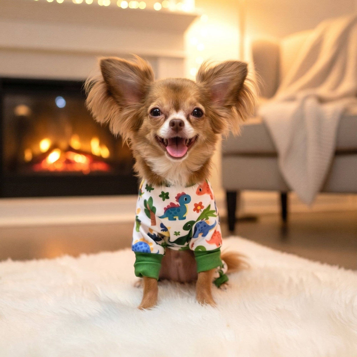 Soft Dog Pajamas - Dinos