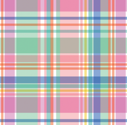 Blooming Plaid Lady Dog Bow