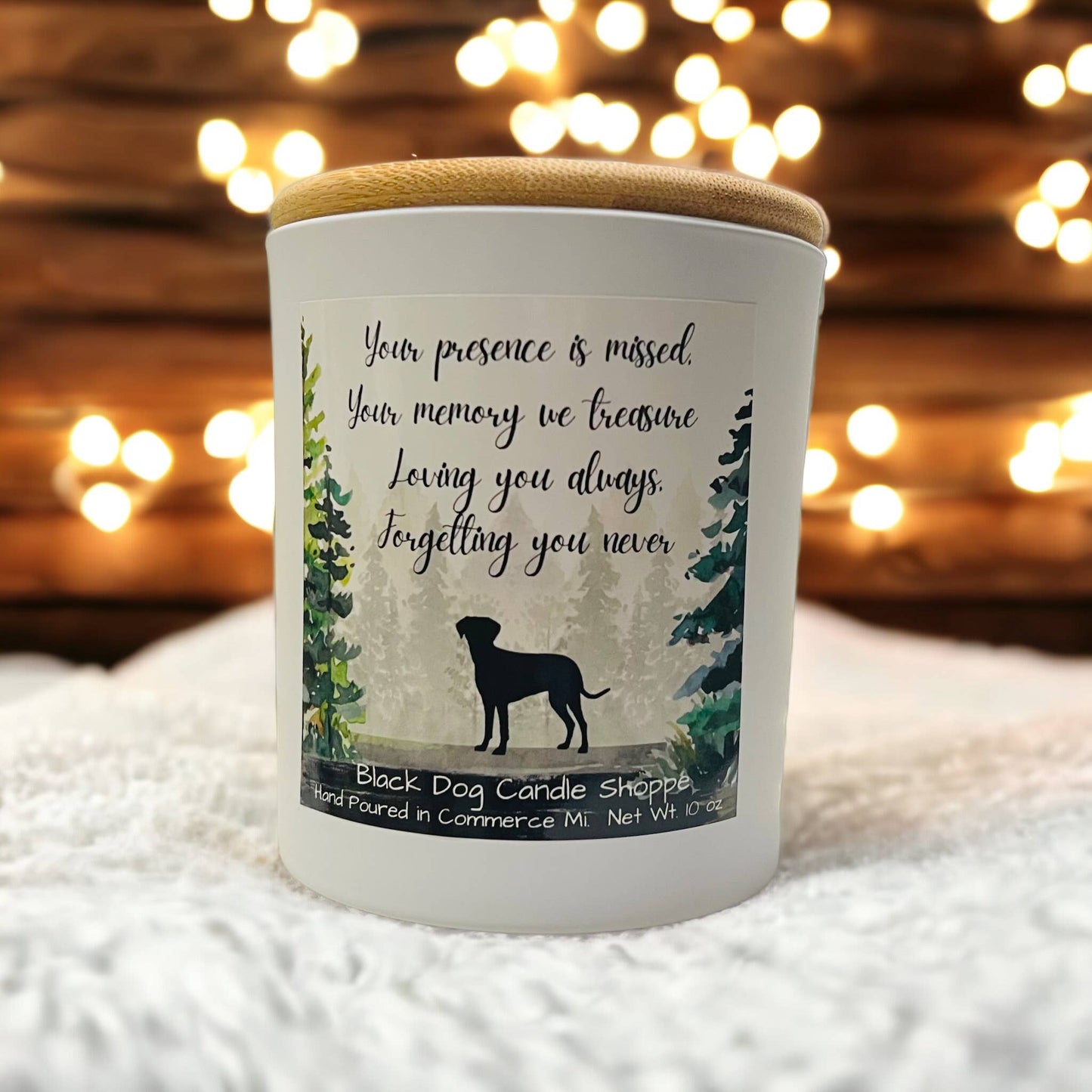 Dog Sympathy Candle