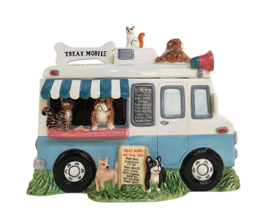 Treat Mobile Pet Food Truck Treat Jar