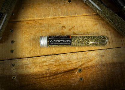 Organic Catnip & Valerian Blend Tube | New Printable!