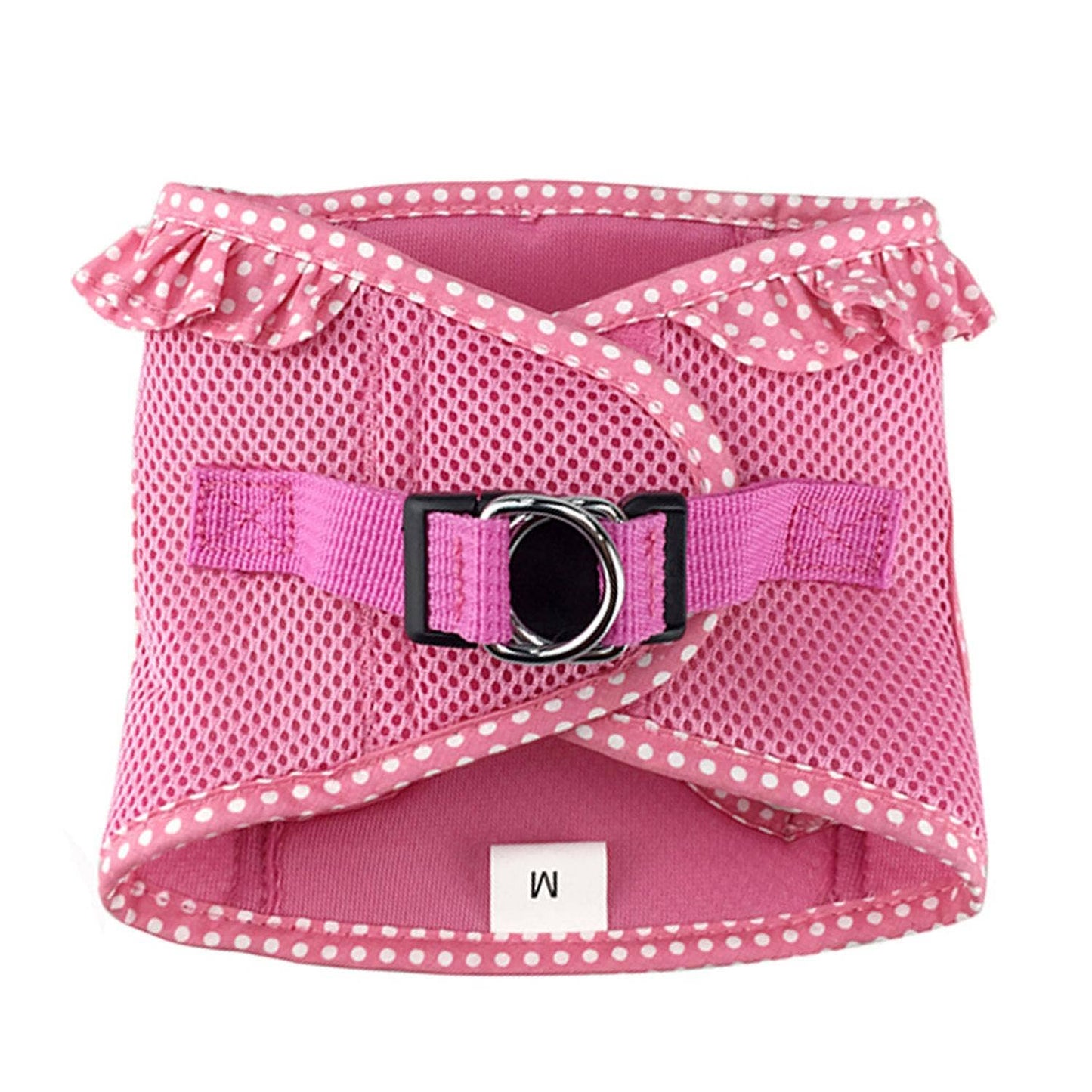 American River Polka Dot Dog Harness - Pink