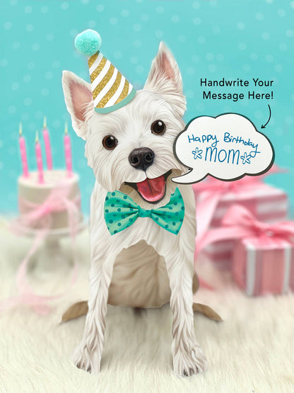 Westie (6 Pop-up Greeting Cards)
