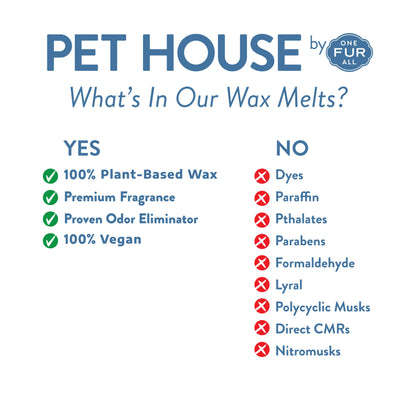 Lavender Green Tea Wax Melt 3 oz for homes with pets