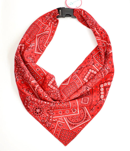 Red Bandana Scarf