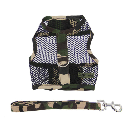 Cool Mesh Dog Harness - Camouflage