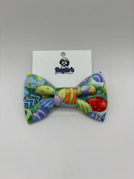 Easter Egg Dog Bow Tie