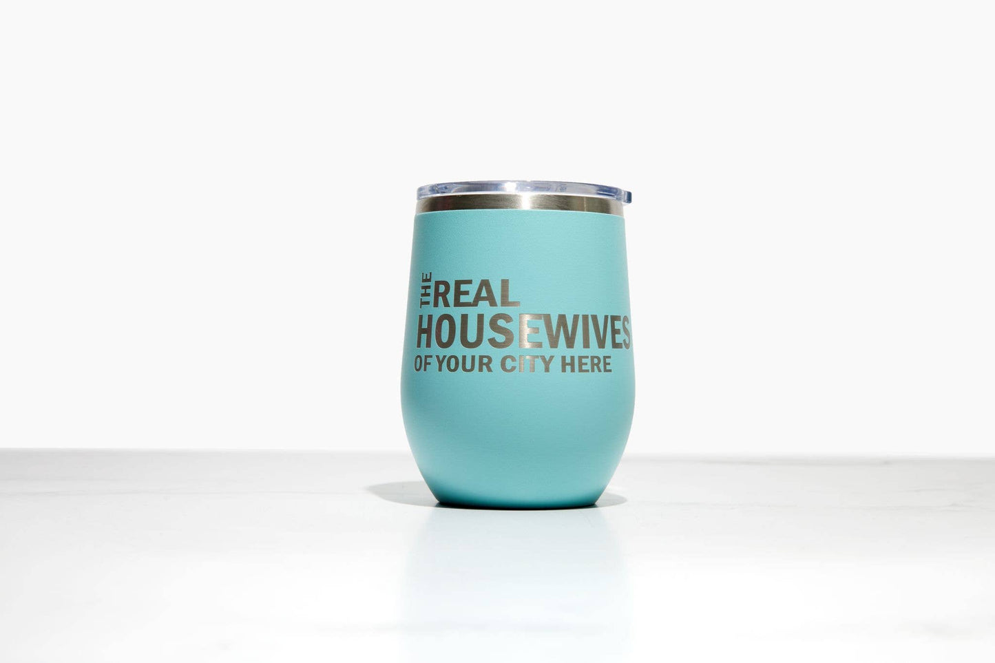 Real Housewives of YOUR CUSTOM CITY Polar Camel Wine Tumbler