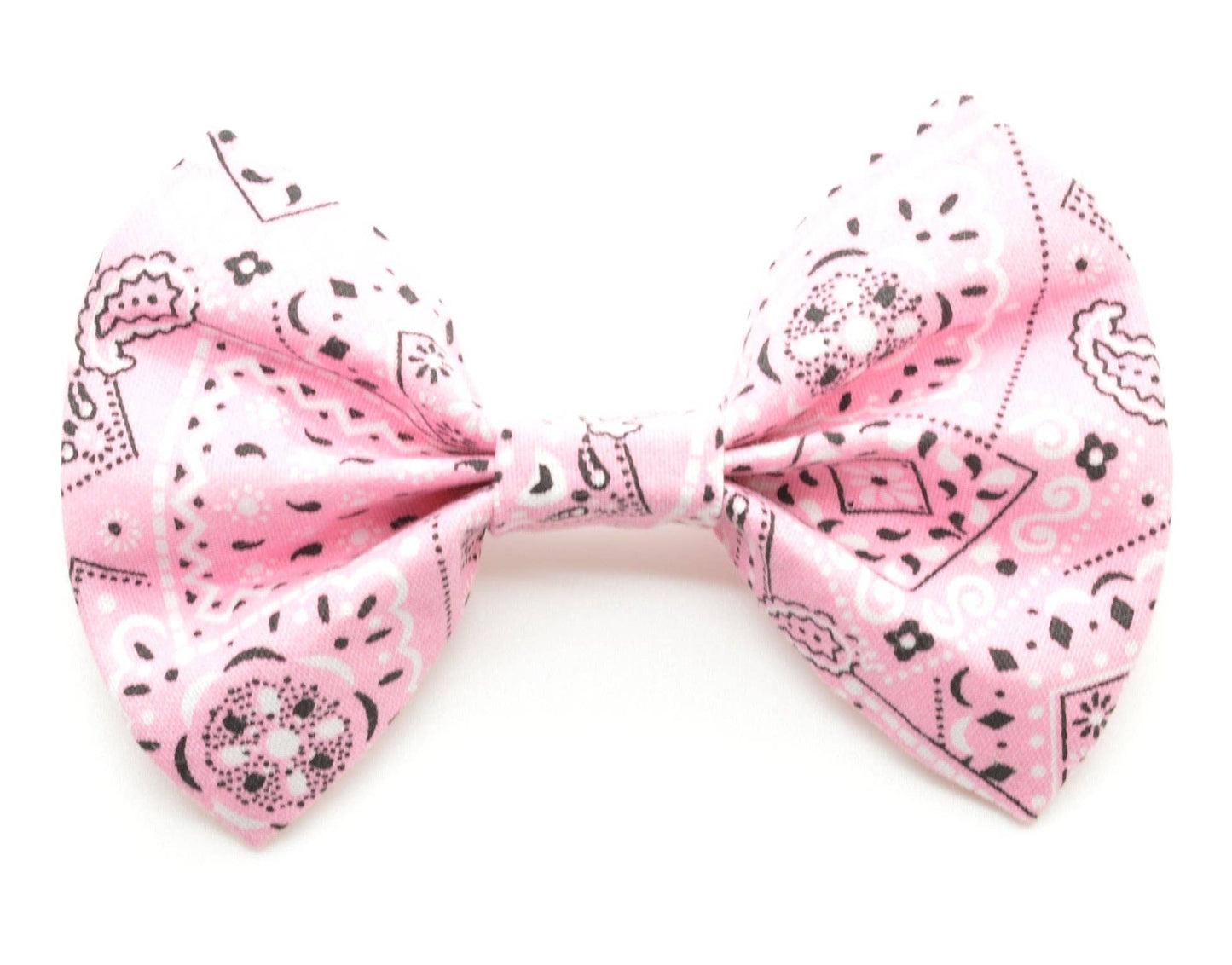 Pink Bandana Bow Tie