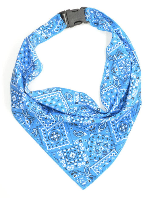 Blue Bandana Scarf for Dogs or Cats